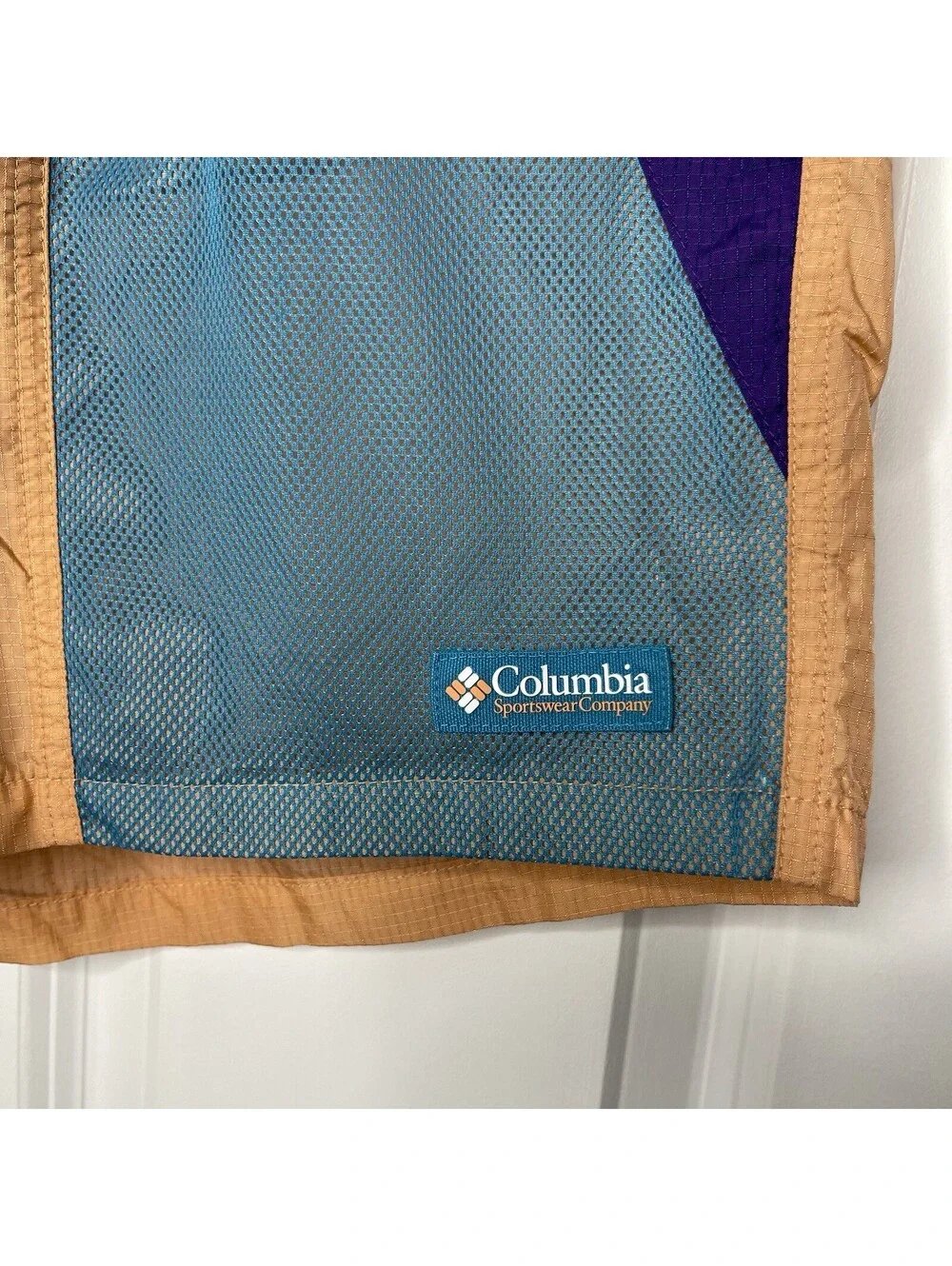 Columbia Men’s M Colorblock Riptide Retro Shorts - 80s 90s Vintage Inspired
